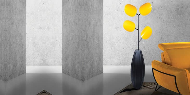 Modèle Envy Folha noire et jaune
